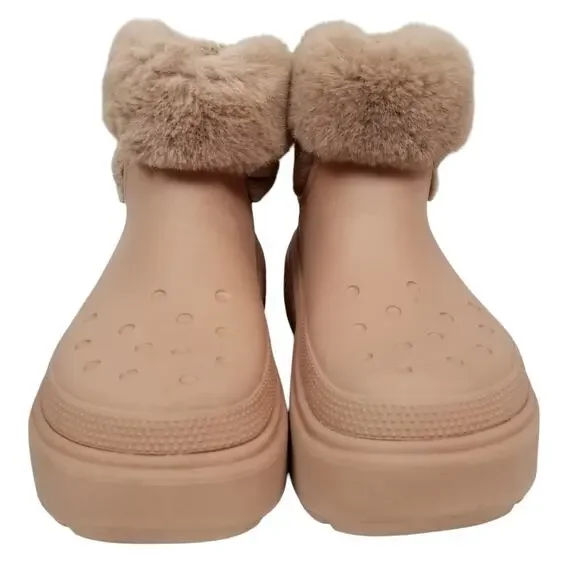Crocs Stomp 208718 Women's Faux Fur Lined Size 12 - Picture 2 of 9
